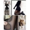 KH Medias Efecto Piel Afelpadas Malla Leggin Traslucida Dama Ka