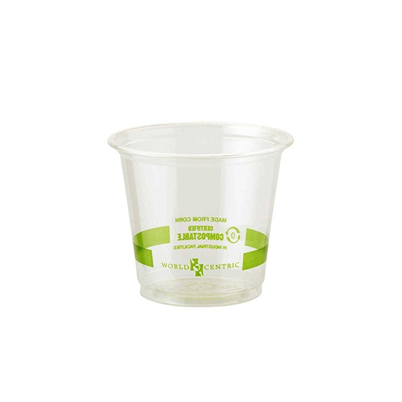 World Centric Clear Ingeo Corn Starch Cold Cup, 6 Ounce