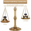 IPOW Brass Heavy Duty 2 Way Y Valve Garden Hose