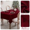 Softalker Christmas Rectangle Weaved Texture Pattern Tablecloth,Winter Jacquard Waterproof Wipeable
