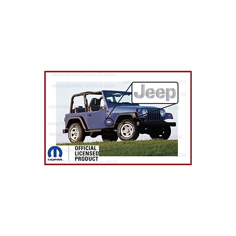 Decal Mods 97-06 TJ Fender Small Jeep Side Logo Graphic