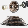 Akozon HeavyDuty 7-Speed Freewheel Cassette Sprocket, Mountain Bike Replacement Accessory,