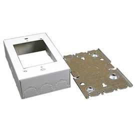 legrand WIREMOLD Metal Raceway, Extending Power, On-Wall, Deep Box, White, BW3