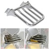 KUAFU Sissy Bar Backrest Luggage Rack Compatible with 2004-up Harley