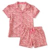 Little Label - Children's Pyjamas Girls - Shortama with Buttons