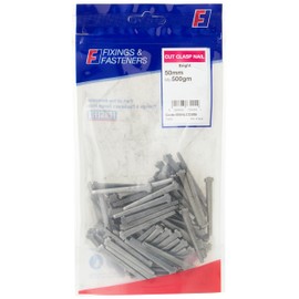 ForgeFix Cut Clasp Nails | 50mm | Bright | Bag 500gm