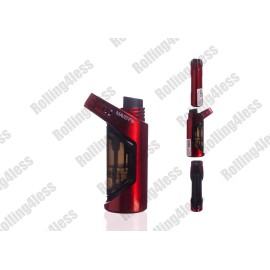 MAVEN METAL DUO DUAL FLAME TORCH LIGHTER - Red