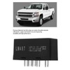 Electronic Turn Flasher Relay,10Pin Hazard Warning Turn Flasher 10383321 Replacement