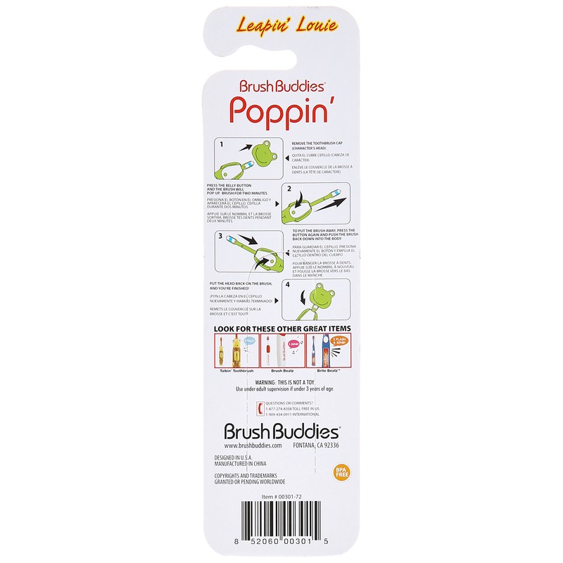 Brush Buddies Leapin' Louie Toothbrush