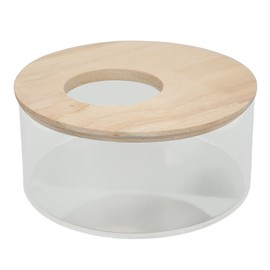 Hamster Sand Bathtub, Acrylic Small Pets Sand Bath Digging Sand Bathtub Round Shaped Pet Sand Box Sand Bathroom Assemble Shower for Hamster (3#)