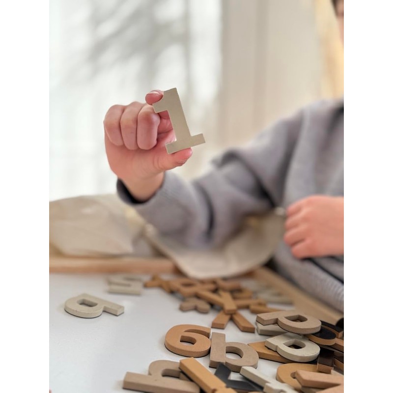 Gale Tots Magnetic Letters and Numbers -135 Pcs Alphabet Magnets