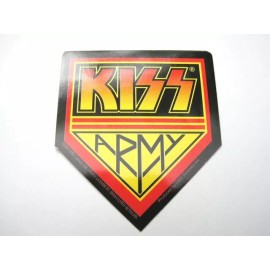 KISS Army Band Music Song Album Logo Bumper Sticker 3.5" X 4"