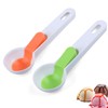 2pcs Versatile Ice Cream Scoops with Trigger, Melon Baller, and