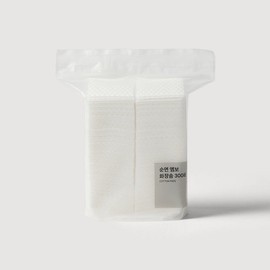 Jaju 순면 엠보 화장솜 300매 Cotton Embossed Makeup Cotton Pads 300 Sheets