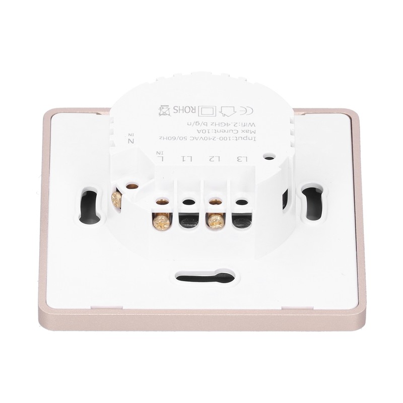 Smart Switch White Intelligent Wifi Wireless Remote Controller 100‑240VAC 10A