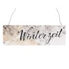 Interluxe Wooden Sign - Winter Time C - Christmas Japandi