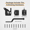 WINSOON Self Locking Fence Gate Latch for Wooden Fence Heavy