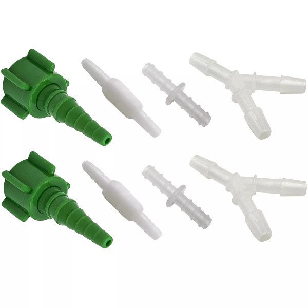 ResOne 8pk Oxygen Tubing Connector Kit (2ea Straight, Swivel, Y,