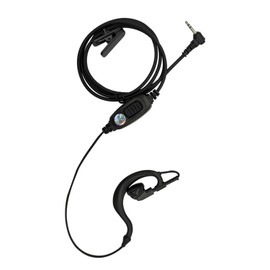 G Shape Ear Piece Ptt Mic Earpiece Two Way Radio Headset for Motorola Talkabout Walkie Talkie T260tp(Black,Wired)