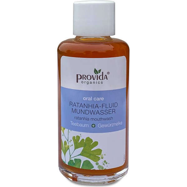 Provida Organics Ratanhia Liquid Mouthwash, 100 ml