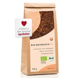 Weltecke Bio-Roibusch-Tee Natur lose 300 g | In Deutschland kontrollierter & hergestellter Rooibos-Tee | Aromatischer Kräuter-Tee natürlich vegan & ohne Koffein | Naturbelassen & frisch abgefüllt