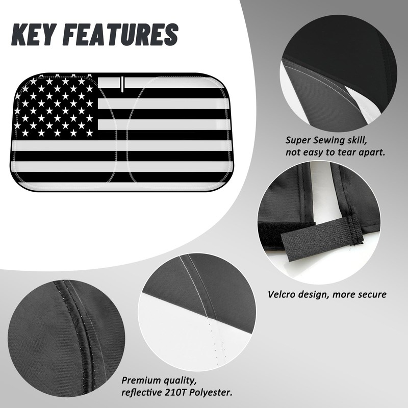 D-Lumina Windshield Sun Shade for 2021-2025 Chevy Trailblazer Accessories, Front