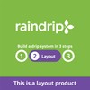 Raindrip R283DT 1/4-Inch Drip-A-Long® Dripline with 1/2 GPH Non-Pressure Compensating