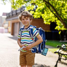 DAWRIS Children's Slim Wallet Boys Wallet Children with Chain Clip Zip Foldable Triple Children's Purse Children's Purse Boys Wallet for Teenagers Boys Men, b, European and American