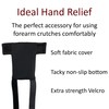 Crutcheze Forearm Crutch Hand Pads – Soft Cushioned Grip Covers