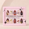 Short Press-On Nails Square Fake Nails Jelly Acrylic Fake Nail
