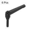 sourcing map 6pcs Adjustable Clamping Lever Handles M8 x 32mm