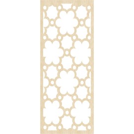 Ekena Millwork WALW32X80X0375STGBI Southgate Decorative Fretwork Wood Wall Panels, 31 3/8"W x 79 3/8"H, Birch