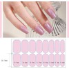 Pegatinas Autoadhesivas para Uñas, 128 Pcs de Tiras de Uñas
