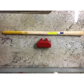 12lbs Concrete Post Maul With 36" Non- Slip Grip Hickory Handle MADE IN USA