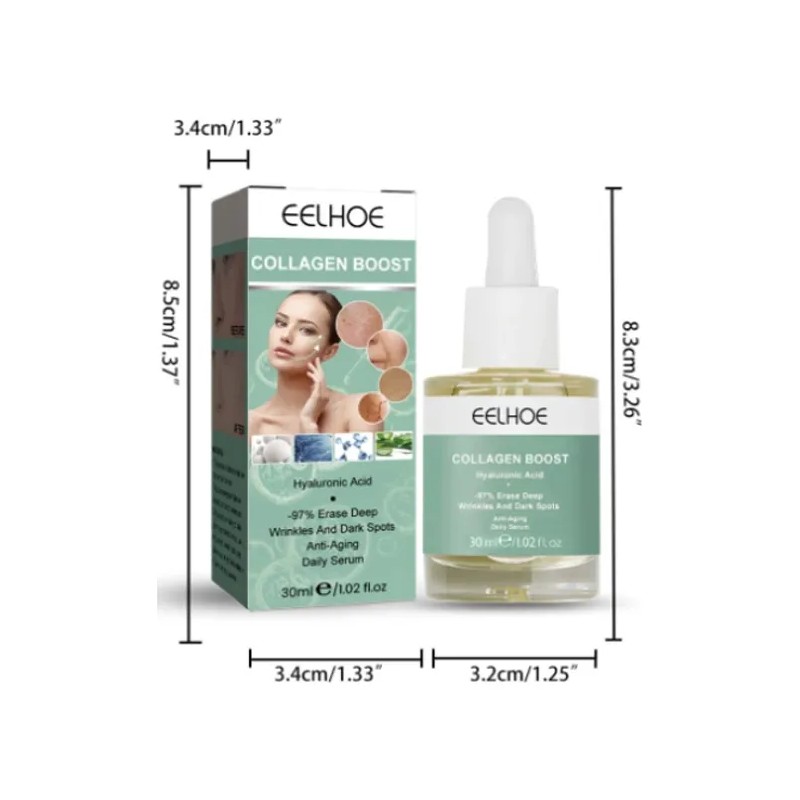 5 Piezas De Suero Facial Antiarrugas Collagen Boost Essence