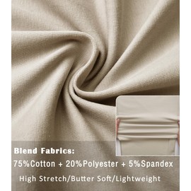 VEOBIKE Women's Joggers Capri Pants Cotton Jersey Pants Drawstring Active Workout Sweatpants Loose Lounge Crop Pant Pockets