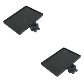 Mikinona Cup Holder Tray 2pcs Music Stands s Metal Shelf Bracket Power Pole Tablet Display Stand Sound Card Tray Mic Mount Kickstand for Phone Mic Stand Cup Holder Cell Phone To Clamp Abs