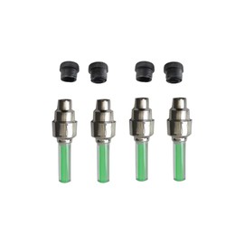 4PCS Waterproof LED Bike Wheel Lights, Bike Spoke Lights Bright Bicycle Light Strip Cycling, Ultimate Safety & Style (Green)