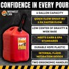 Midwest Can 6610 Quick Flow Spout Auto Shut Off Gasoline
