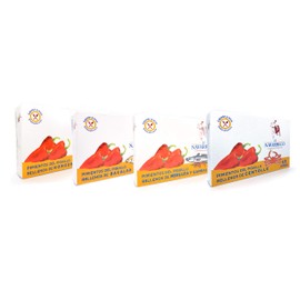 Piquillo Peppers Stuffed (Pimientos de Piquillo Rellenos) (Gourmet Pack (4 Flavors, 1 each))