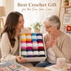 Katech 1OO% Cotton Yarn for Crocheting-12 * 45g/175yd, Baby Cotton