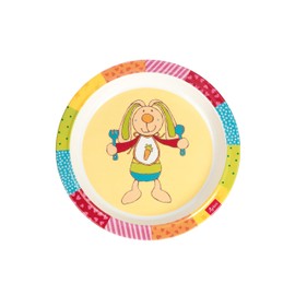 SIGIKID Plate Rabbit Rainbow Rabbit rPET Multicoloured, One Size, Multi-Coloured