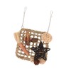 Bird Foraging Wall Toy Safety Parrot Woven Hanging Mat Climbing