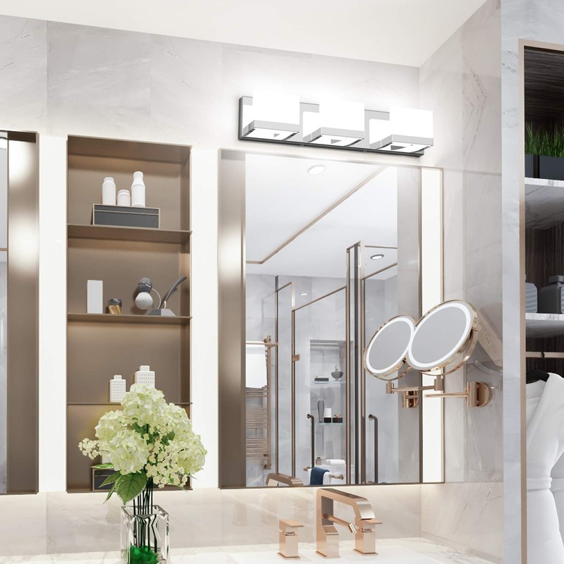 Tipace Modern 3 Lights LED Vanity Light for Bathroom Up