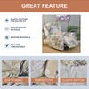 Eco-Ancheng 4-Piece Recliner Chair Cover, Lazyboy Recliner Covers, Non-Slip, Storage