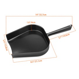 Onlyfire Barbecue Ash Removal Pan Fits for Kamado/Ceramic Grill Likes Big Green Egg, Kamado Joe,Pit Boss,Louisiana,Grill Dome,Vision Grills,Char-Griller etc