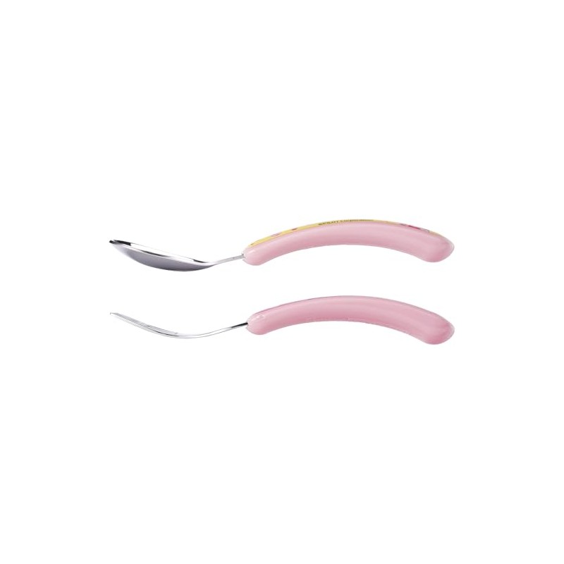 Skater SFBS1-A Children's Stainless Steel Spoon, Fork Set, Weaning Spoon,