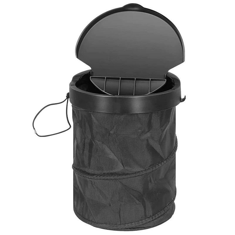 Car Trash Can, Hanging Car Garbage Container, Portable Garbage Bin,