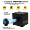 IEights 13mp Wide Angle USB Camera with Microphone for Computer