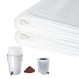 50 Pcs Commercial Cold Brew Coffee Filters,20" x 20" Commercial Cold Brew Bags For Commercial Model Cold Brew Coffee Makers and 5-Gallon Commercial Systems,with Drawstring,Brew Up To 5 LBS Coffee